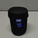 JJC Water Resistant Neoprene Camera Lens Pouch Case, Fold-Over Lens Bag for Mirrorless Lenses Up to 3.1 x 4.6 (D X H) for Canon RF 85mm f/ 2, Nikon Nikkor Z 85mm f/ 1.8, Sigma 16mm f/ 1.4 etc.