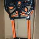 VEVOR Stair Climbing Cart 260 LBS, Portable Folding Aluminum Trolley Dolly for Stairs with Telescoping Handle, 6 Mute Wheels & 2 Ropes, Stair Climber Dolly for Home, Groceries, Warehouse
