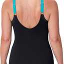 Speedo Women's Swimsuit One Piece Sweetheart Moderate Cut, Size 6