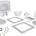 JED Pool Tools 45-400 Thru-The-Wall Skimmer & Complete Accessory Kit, White (Square-Mouth)