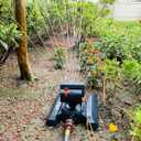 Eden 95124 Adjustable 4-Way Mini Turbo Oscillating Sprinkler W/Quick Connect Starter Set, Covers up to 4,069 sq. ft. Heavy Weight Base