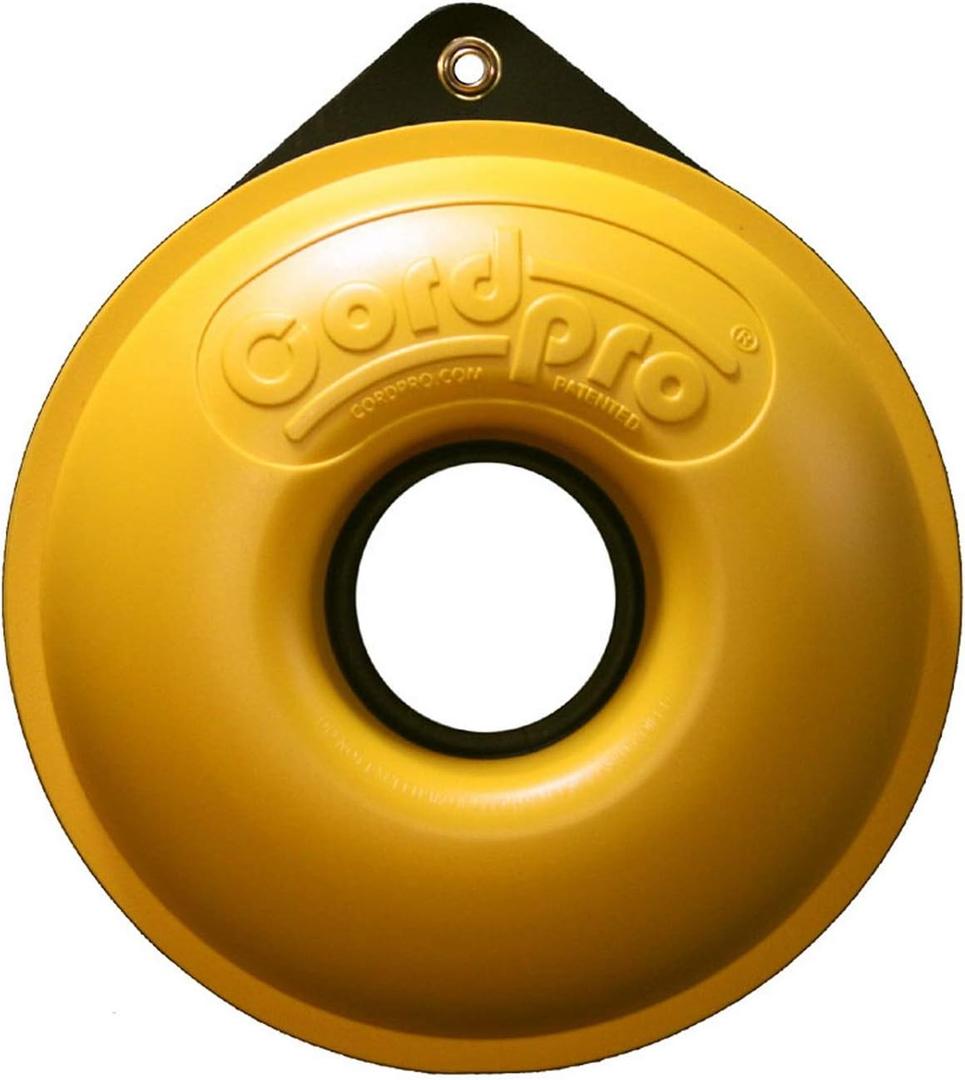 Cordpro CP-100, Residential Cord and Small Hose Organizer , Yellow , Large