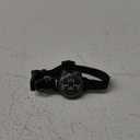 Waterproof Airtag Cat Collar, Breakaway Cat Airtag Collar with Luminous & Reflective Fish Pattern, Lightweight Kitten Collars for Apple Air tag, Hidden GPS Tracker Holder for Cats, Kittens(9-13") (Classic Black)