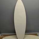 Anglechic 2 Pcs 36 Inches Unfinished Wood Surfboard Cutout for Crafts Large Size Nautical Blank Wooden Crafts Summer Beach DIY Wall Decor for Painting Home Hanging Decoration Hawaii Luau Party