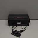 Fireplace Flame Diffuser Air Humidifier, Essential Oil Diffuser with 7 Colors Light & Timer, Auto-Off Ultrasonic Cool Mist Aroma Humidifier for Home, Bedroom, Office, Yoga(Black)