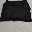 GRAPENT Women's High Waisted Bikini Swim Skirt Bottoms Ruched Ribbed Bathing Suit Skirts Tulip Tankini Swimsuit Bottom (Black)