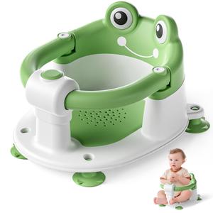 Baby Bath Seat for Babies 6 Months & up NonSlip Toddler Bath Seats for Sitting Up Infant Bathtub Chair with Suction Cups and Soft Cushion for Baby Shower Tub Seat