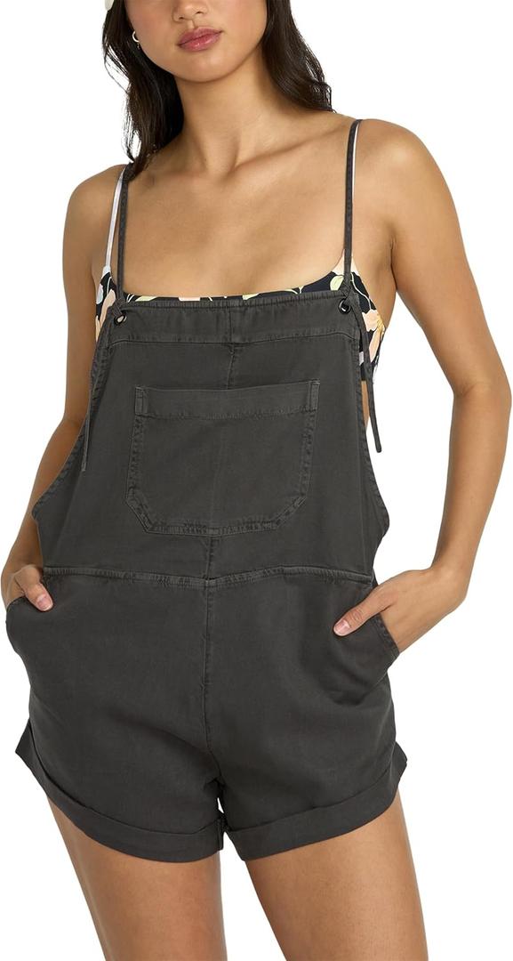 Billabong Women's Wild Pursuit Cotton Twill Blend Romper (XS-XL) (XS)