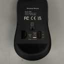 Wireless Keyboard and Mouse Backlit - Typewriter Keyboard with Magnetic Wrist Rest, Retro Round Keycaps, Light Up Letters, 2.4GHz Cordless Combo for Mac, Windows, PC, Laptop, Trueque [Upgraded] (Black)