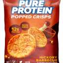 Pure Protein Popped Crisps, Hickory Barbecue, High Protein Snack, 12G Protein, 1.27oz., 12 Count, BB 13 OCT2026
