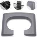 Center Console Cup Holder Replacement Pad Compatible with Ford F-150 2004-2014 Gray