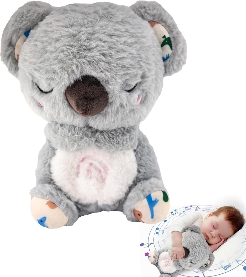 Soothing Breathing Stuffed Animal for Anxiety Adults and Kids, Portable Plush Baby Toy Anxiety Relief Koala, Breathing Animals Anxiety Bear, Birthday Students Gifts Valentines Day Gift for Kids
