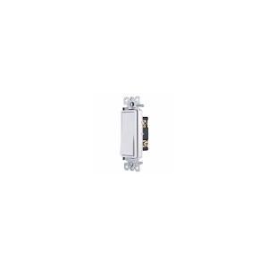 GE Paddle Rocker 3 Way Switch - Replacement for Light & Fan Switches, Grounding, UL Listed White 18233 and Drywall Screws