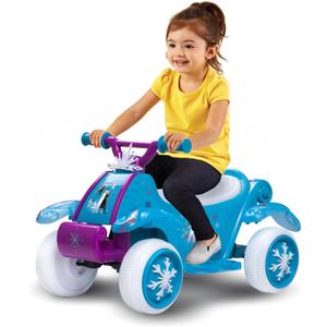 Kid Trax Toddler Disney Frozen 2 Electric Quad Ride On Toy, Kids 1.5-3 Years Old, 6 Volt Battery and Charger Included, Max Weight 45 lbs, Frozen 2 Blue