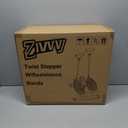 Stepper Machine with Resistance Bands, Mini Stepper with 300LBS Weight Capacity, Twist Stepper for Full Body Workout, Adjustable Step Height, Smooth and Quiet, Step Machine for Men Women