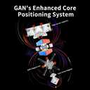 GAN 11 M Pro, 3x3 Magnetic Speed Cube, Magic Puzzle Cube Toy Stickerless Cube Frosted Surface (Black Internal)