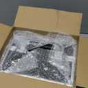 Joligrace Makeup Box Cosmetic Train Case Portable Makeup Organizer Case with Mirror 2 Tray Make up Storage Case for Nail Teach Craft Sewing Travel Vanity Modern Style Black