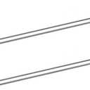 Newfun 24 Inch Polished Chrome Bathroom Towel Bar, 2 Pieces Towel Racks for Bathroom SUS304 Thicken Stainless Steel Towel Holder