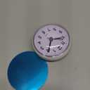 Betus Waterproof Bathroom Shower Clock with Large Suction Cup - Silent, Water Proof, Battery Operated Wall Clock for Toilet, Kitchen, Bedroom (White)