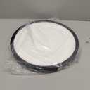 hykolity 12 Inch Selectable CCT LED Round Flat Panel Light, 24W 3000K/4000K/5000K, Edge-Lit Flush Mount Ceiling Light Fixture for Kitchen, Bedroom, Laundry and Closet RoomBlack