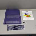 IBENZER Compatible with 2025 2024 M2 MacBook Pro 13 Inch Case 2025-2016 M1 A2338 A2289 A2251 A2159 A1989 A1706 A1708, Hard Shell Case & Keyboard Cover for Mac Pro 13, Crystal Purple,T13CYPU+1