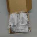 Alzassbg 10 Pack Matt Black and Silver Cabinet Knobs, 2 Inch(50mm) Cabinet Hardware T Bar Knobs for Cupboard and Drawers AL6097CP-MB (Single Hole Knobs)