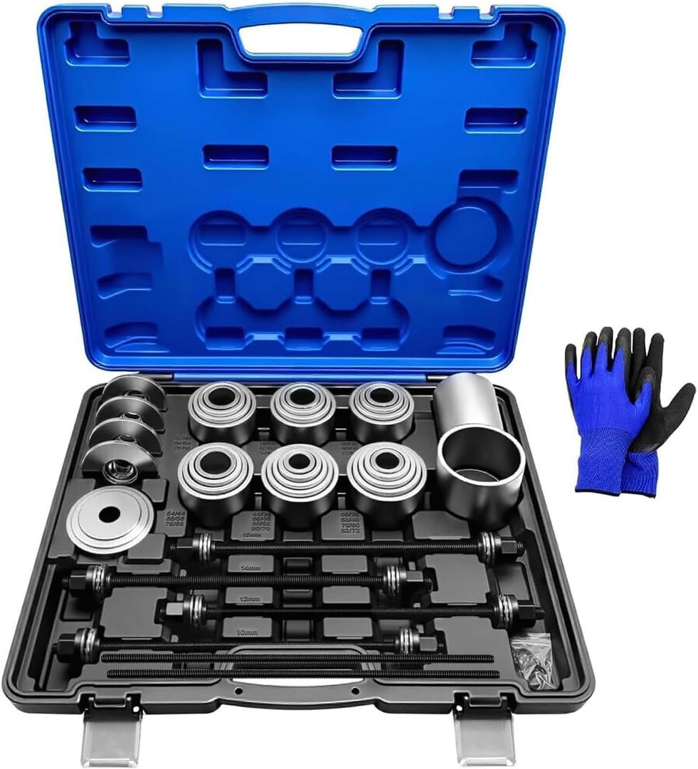 40Pcs Pull and Press Sleeve Kit, Bushing Press Kit for Most Engine Cars