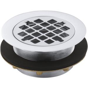 KOHLER K-9132-CP Shower Drain, One Size, Polished Chrome
