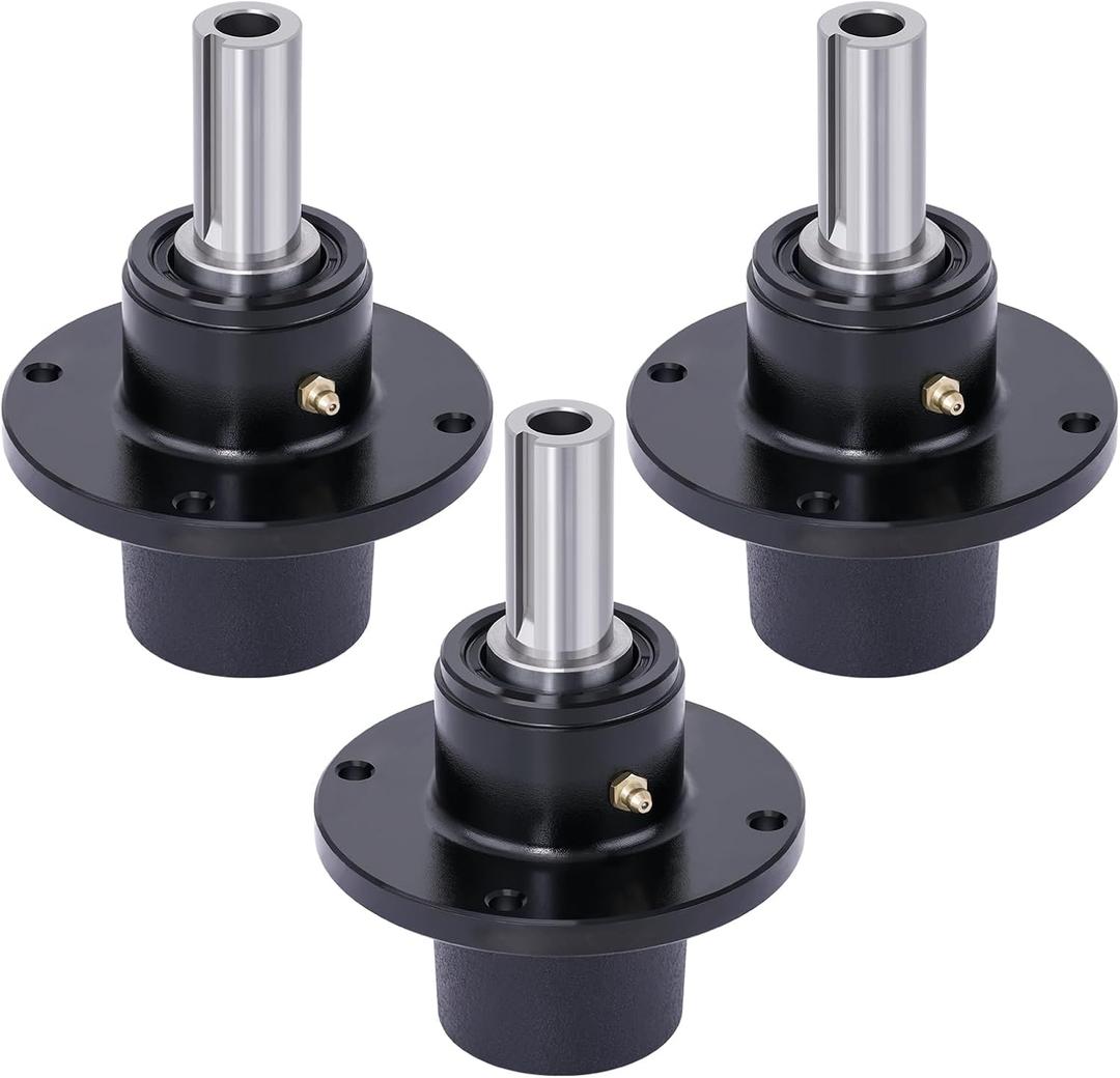 3pcs Spindle Assembly Replaces SCAG 46020 461663 46400 46631 Ferris 1530301 Fit 48" 52" 61" Lawn Mower Deck with Zerk Fitting