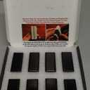 Magnetic Curtain Weights 8 Pack of Waterproof Magnets + Carrying Case, Great Home Decor for Bathroom, Shower, Liner, Flags, and Sheer, Heavy Duty Works Outdoor to Stop Wind (8 Pack, Black)