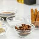 HillSpring 3 Sizes of Glass Prep Bowl Sets, Clear Small Pinch Bowls for Salt, Spices and Chopped Ingredients, 1.5oz/2.5oz/3.5oz, Set of 12
