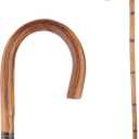 Dress Up America Classic Wooden Walking Cane – Lightweight Wood Cane with Rubber Tip, 35.5" & 32" Everyday Walking Stick, Accessory, Magician, Formal Wear, Halloween & Cosplay, Adults - 35.5"