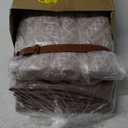 VitalCozy Waterproof Picnic Blankets Outdoor Blanket Foldable 2 in 1 Double Layer Sandproof Beach Mat with Carry Strap for Camping Lawn Park Beach Grass(Khaki)