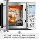 Breville BMO870BSS Combi Wave 3-in-1 Microwave, Air Fryer and Convection Oven, Brushed Stainless Steel