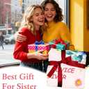 Sister Gifts, Sisters Birthday Gift from Sis, Best Sisters Ever Present for Women, Christmas Mothers Day Birthday Gift for Sister, Soft Throw Blanket 60"X50"