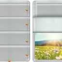 RV Door Window Shade Cover - Magnetic RV Blackout Window Cover with UV Protection and Privacy Features (25 * 16 in) Foldable Magnet Design, Waterproof Fabric, and Reflective Silver Coating (Grey)