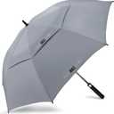 ZOMAKE Automatic Open Extra Large Golf Umbrella 51/54/62/68/72 Inch, Double Canopy Vented Windproof Oversize Stick Umbrellas for Rain