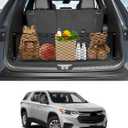 Karltys Envelope Style Cargo Net for 2018-2024 2025 2026 Chevy Traverse Accessories, Elastic Rear Trunk Mesh Cargo Net for Traverse Heavy Duty Nylon Mesh Storage Netting with Metal Hooks
