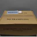 Gold Chandelier with White Shades, 6-Light Modern Farmhouse Chandeliers for Dining Room, Rustic Round Hanging Light Fixture for Kitchen Island Bedroom Office Living Room Entryway