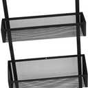 Unomor Door Hanging Organizer with Hooks Multi-Layer Mesh Storage Basket for Kitchen Bathroom and Bedroom Over Door Bathroom Storage Solution