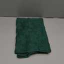 Artoid Mode 2 Pcs Dark Green 3D Shamrock Jacquard Patrick Hand Towels for Bathroom, 100% Cotton Soft Absorbent Bathroom Decor Towels, 13.7 x 29.5 Inch