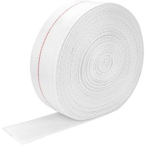 QWORK Backwash Hose, 2" ID x 100 FT Flexible Discharge Fire Hose, Lightweight Polyester Flat Water Hose, Sump Pump Hoses Drain Hose for Outdoor Lawn Garden Park Car Cleaning Pool