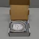 Handheld Toilet Bidet Sprayer for Toilet-Adjustable Water Pressure Control with Bidet Hose for Feminine Wash, Stainless Steel Brushed Nickel Cloth Diaper for Baby Wash (Stainless Steel, 1)