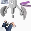 Kegel Exercise Thigh Trainer Adjustable Resistance 0-110 lbs, Pelvic Floor Exercise Devices with Leg Straps,Inner Thigh Exerciser for Women Men (Gray)