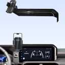 PZK Car Phone Holder for Toyota Land Cruiser LC250 2024 2025 2026 Accessories 8/12.3-Inch Screen Fixed Clip Car Phone Mount Auto Lock 4-7 Inch Phones Thick Case Friendly 360 Rotation Phone Cradles