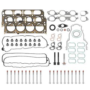 HS26744PT Cylinder Head Gasket Set with Bolts Kit Compatible with Chevy Silverado 1500 Suburban Tahoe 5.3L V8, for GMC Sierra Yukon XL 5.3 V8 L83 L8B 2014-2020 Replace HGS4308 12657968