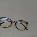 Firmoo Blue Light Glasses, Vintage Overall Round Readers Lightweight Computer Eyewear Frame for Women Men (Tortoise-shell)