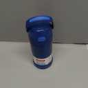 THERMOS FUNTAINER 12 Ounce Stainless Steel Vacuum Insulated Kids Straw Bottle, Blue (Navy)