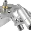 Aluminum Thermostat Housing Assembly Replacement for 2005-2010 Ford Mustang 4.0L Replaces 5R3Z8592BA 5R3Z-8592-BA