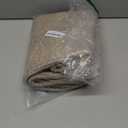 OIAHOMY Cotton Rope Basket, Rectangle Woven Nursery Blanket Basket, Toy Storage Basket with Handle, Baskets for Organizing, 18”x14”x12”, Brown variegated